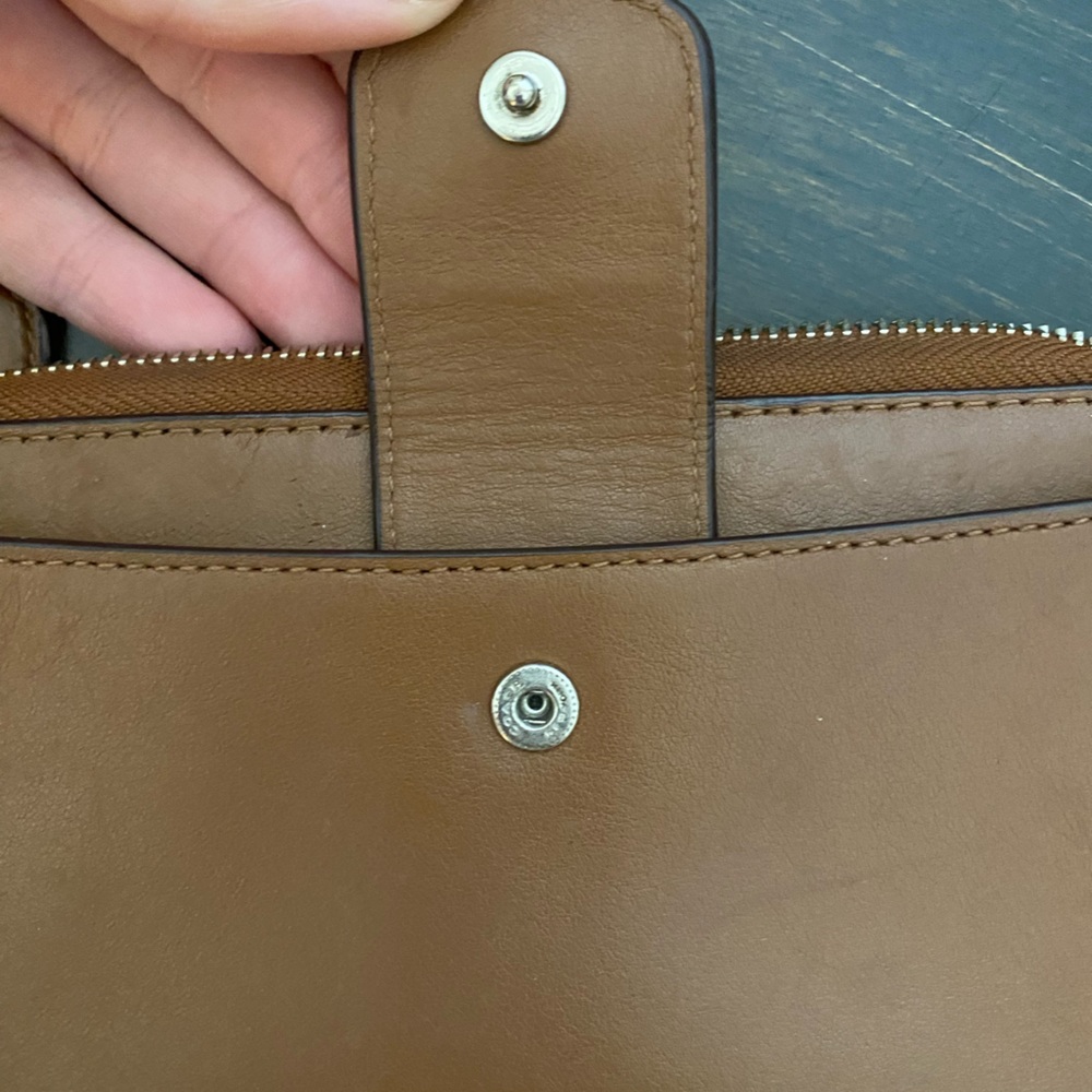 Coach wallet brown leather used - Picture 3 of 6